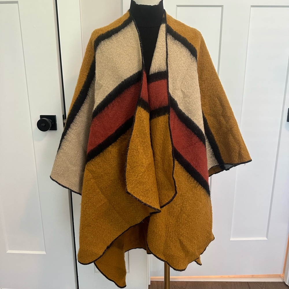 Chicwish Striped Poncho